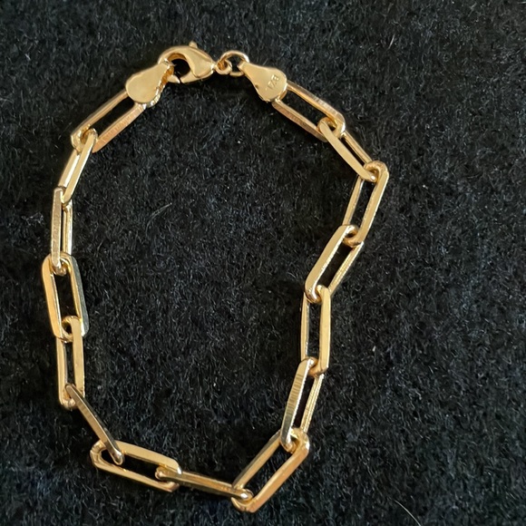 Paper clip 7 inch bracelet brand new very fashionable - Picture 2 of 3